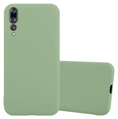Image de Cadorabo Housse pour Huawei P20 PRO / P20 PLUS Housse en vert Housse pour portable TPU Silicone Etui Case Cover