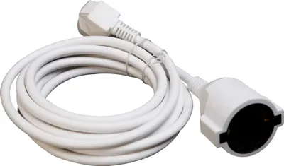 Produktbild von Verlängerungskabel 10 m Kabelverlängerung Stromkabel Kabel Strom weiß