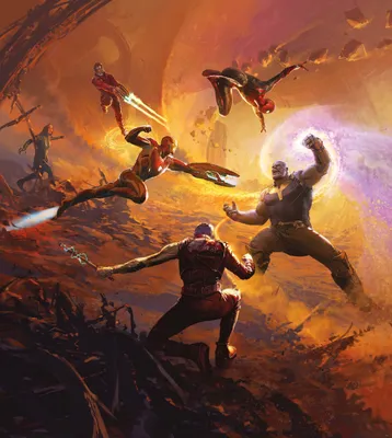 Obrázek produktu pro Fototapeta vliesová IADX5-084 Avengers Epic Battle Titan 250x280 cm