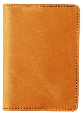 Immagine prodotto di Custodia per passaporto - Portafoglio da viaggio - Pelle vera - Pelle di mucca - Scomparto per carte di credito - Unisex - Stile vintage - Marrone