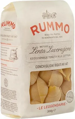Obrázok produktu pre Rummo Conchiglioni Rigati n.147 veľké mušle Talianske cestoviny