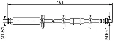 Produktbild von Bosch Bremsschlauch  1 987 476 463