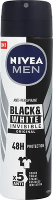 Produktbild von NIVEA Men Invisible Black&White 48H Orginal Antitranspirant 150ml