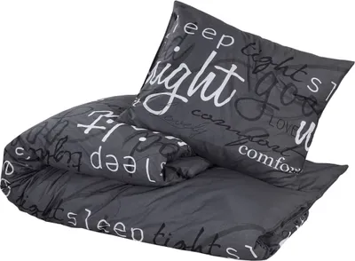 Produktbild von Cloris Designermöbel Bettwäsche-Set Schwarz 260x220cm Baumwolle - 2026Neu573059 - Bettwäschen
