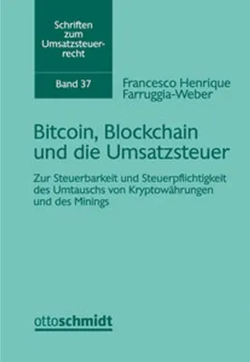 Produktbild von Bitcoin, Blockchain und die Umsatzsteuer