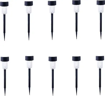 Immagine prodotto di INF 10 Pezzi Lampade Solari LED da Giardino - Luce Bianca, Impermeabili