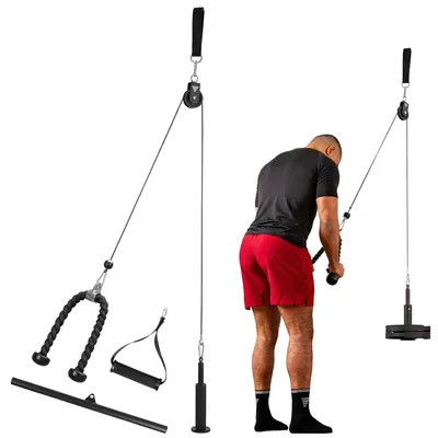 Obrázok produktu pre Domáca posilovňa – systém kladiek, všestranný, úsporný z hľadiska miesta, nosnosť až 80 kg