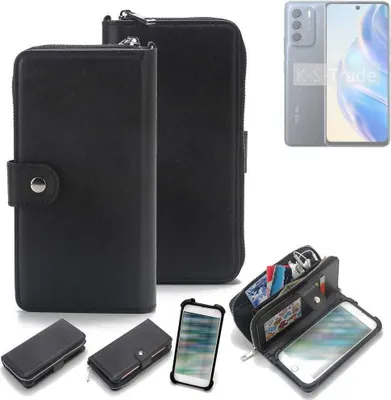 Produktbild von K-S-Trade 2in1 Handyhülle Schutzhülle kompatibel mit Infinix Zero 5G 2023 (X6815C)  & Portemonnee Cover Handy Hülle Case Etui Geldbörse Wallet