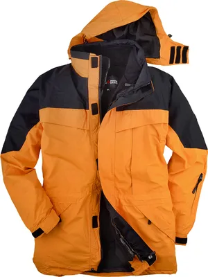 Produktbild von Marc & Mark 3-in-1 Funktionsjacke XXL softorange-schwarz