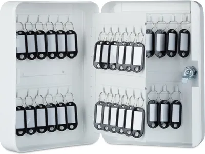 Zdjęcie produktu dla relaxdays 10025073_49 relaxdays Schlüsselkasten mit 48 Haken