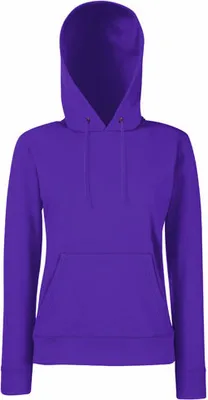 Produktbild von Fruit of the Loom - Lady-Fit Classic Hooded Sweat - Purple - XL