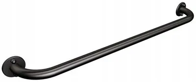 Imagen del producto de Andex 822/80/NG, barra de sujeción para pared, acero inoxidable, 80 cm, negro mate