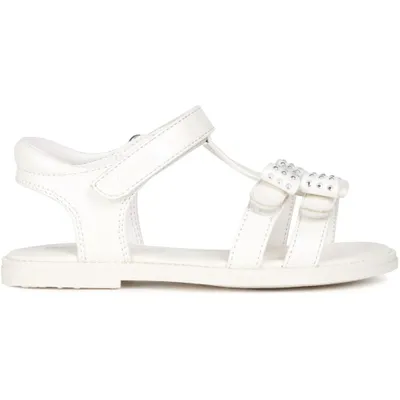 Produktbild von GEOX Sandalen SANDAL KARLY, Glattleder, Weiß, Kinder