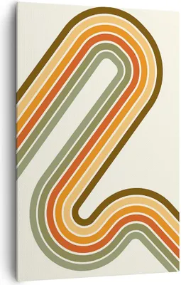 Produktbild von Bild auf Leinwand - Leinwandbild - Einteilig - Abstraktion Weg Gürtel - 80x120cm - Wand Bild - Wanddeko - Wandbilder - Leinwanddruck - Wanddekoration - Leinwand bilder - Wandbild - PA80x120-4425