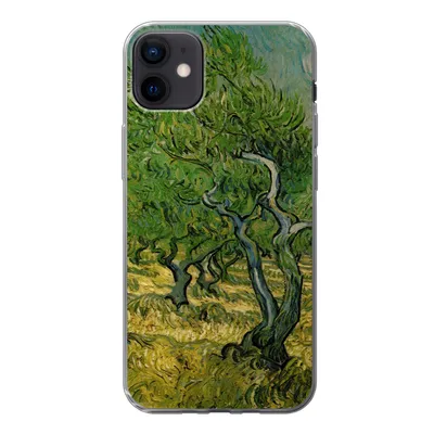 Produktbild von MuchoWow® Handyhülle Schutzhülle Hülle für iPhone 12 mini Olivenhain - Vincent van Gogh Silikon Softcase Handy Hülle - Bild