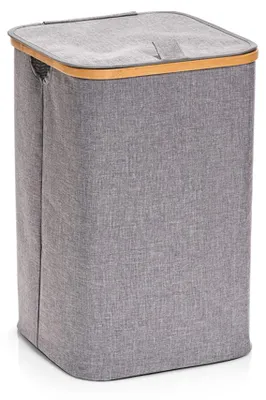 Produktbild von Zeller Present 14232, Rechteckig, Bamboo,Polyester, Bamboo, Grau, 330 mm, 330 mm, 500 mm