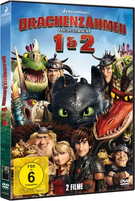 Produktbild von Drachenzähmen leicht gemacht 1&2  [2 DVDs]