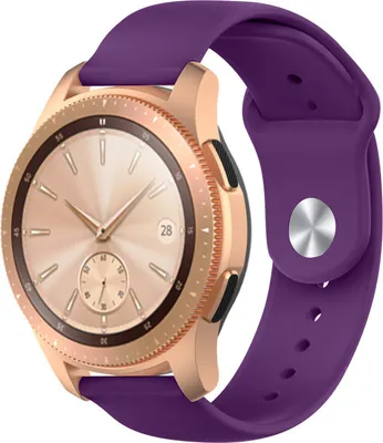 Produktbild von Strap-it Samsung Galaxy Watch 42mm Sportarmband (Lila)