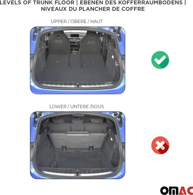 Produktbild von OMAC Gummi Kofferraumwanne für Citroen e-C4 2021-2025 TPE Laderaumwanne Schwarz