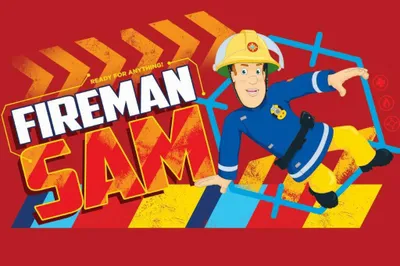 Obrázek produktu pro Faro Dětská bavlněná dětská osuška 40x60 Fireman Sam 6427 červená Fireman Sam 046