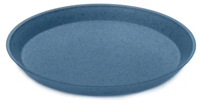 Produktbild von Koziol Kleiner Teller Connect, Speiseteller, Servierteller, Thermoplastischer Kunststoff, Organic Deep Blue, 20,5 cm, 3100675