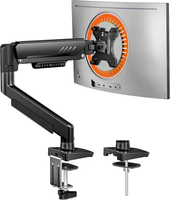 Produktbild von Monitor-Halterung für 13–34-Zoll-Monitore, Monitorarm für bis zu 9 kg, 75x75/100x100 mm bis 34 Zoll, , neigbar, schwenkbar und um 360° drehbar