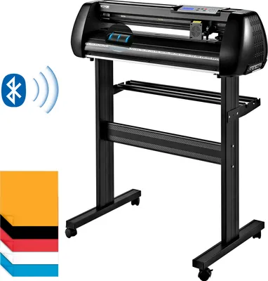 Produktbild von VEVOR Schneideplotter 780 mm Schnittbreite Plottermaschine, 10 - 800 mm / s Folienschneider, 3 Klingen Folienplotter Cutting Plotter Foliendrucker mit Signmaster Software für Schilder & Dekorationen