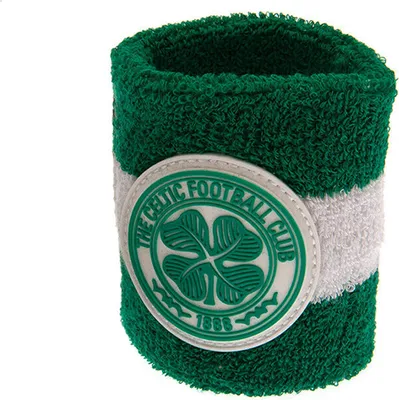 Obrázek produktu pro Celtic FC - Bavlněný náramek na ruku 2-Pack Crest pro muže/ženy Unisex BS3699 (jedna velikost) (zelená/bílá)