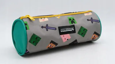 Obrázek produktu pro Cerda Minecraft, školní pouzdro, tubus, šedá barva, originální