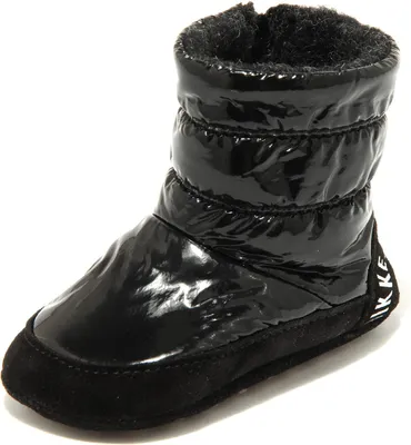 Zdjęcie produktu dla 5689G czarne buty dziecięce MY FIRST BIKKEMBERGS cradle shoes kids
