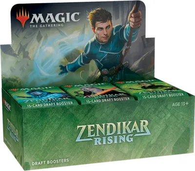 Produktbild von Zendikar Rising Draft Booster Display (36 boosterów) - angielski
