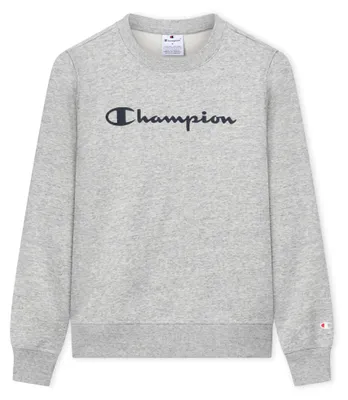 Productafbeelding van Champion Script Shop dames sweatshirt met ronde hals, marineblauw