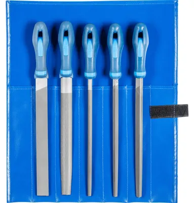 Produktbild von Pferd Feilensatz 5tlg. Länge 250mm Hieb 2 Ergo-Heft - 11800542