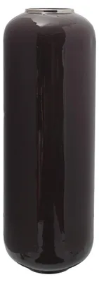 Produktbild von Art Deco Bodenvase aus Eisen in Pflaume und Silber