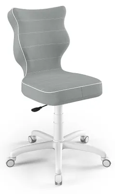 Zdjęcie produktu dla Krzesło Wzrostowe Dla Dzieci I Młodzieży, Ergonomiczne Krzesło Do Biurka, Dla Osób O Wzroście 146-176 Cm, Kolor: Biały Jasmine (03)
