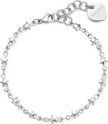 Image de Bracelets avec pendentifs fixes Sagapò collection argent Chunky - femme