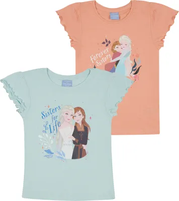 Produktbild von Kinder T-Shirt Frozen - Die Eiskönigin Doppelpack , Größe:122-128