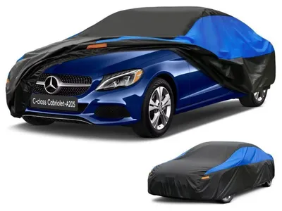 Obrázok produktu pre Poťah na auto, vodeodolný a priedušný, pre model C-Trieda Cabriolet A205 (2018-2021), farby: čierna, modrá
