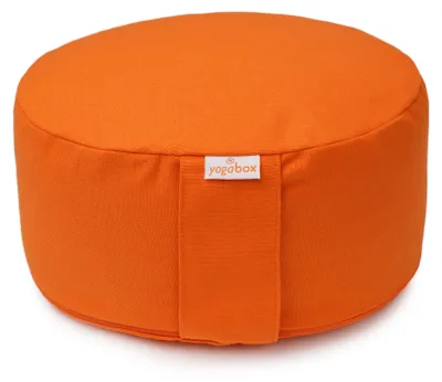 Produktbild von yogabox Meditationskissen BASIC - orange 30 x 30 x 13 cm  Buchweizenschalen