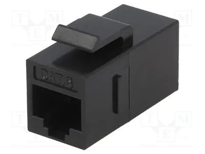 Zdjęcie produktu dla 1 x gniazdo kategorii 6, ekranowane, złącze trapezowe, system 8p8c, proste, złącze RJ-45 NK4012