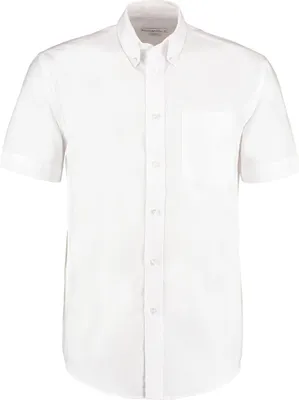 Produktbild von Kustom Kit Herren Kurzarm Arbeits Oxford Shirt RW6330 (35cm) (Weiß)