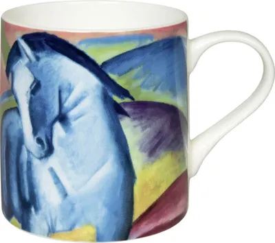 Obrázok produktu pre Könitz Hrnček F. Marc - Modrý kôň I, šálka, hrnček na kávu, kostný porcelán, farebný, 385 ml, 11 2 004 2718
