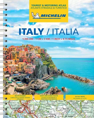 Produktbild von Michelin Straßenatlas Italien mit Spiralbindung