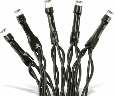 Obrázek produktu pro LED světelný řetěz na baterie 24 LED studená bílá s časovačem pro interiér i exteriér