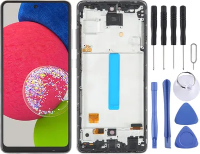 Produktbild von Pro Samsung Galaxy A52s 5G OLED LCD displej s rámečkem Dotykový náhradní díl Black