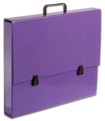 Image de PENMATE Chemise A3 avec poignée - violette, carton 1,7 mm