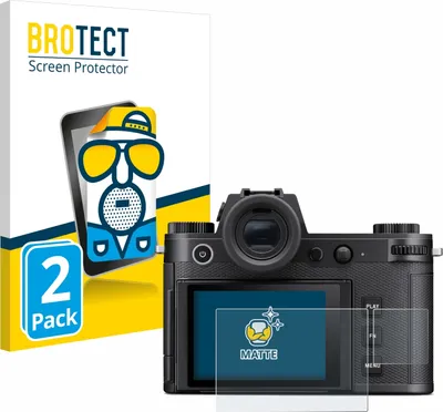 Produktbild von 2x BROTECT Schutzfolie für Leica SL3 / SL3-S (Display + Schulterdisplay) Displayschutz Displayschutzfolie Folie Matt Entspiegelungsfolie