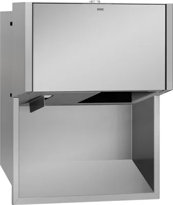Productafbeelding van KWC AR, toiletrolhouder voor twee rollen, EXOS, roestvrij staal, 284x350x147 mm, inbouwmodel