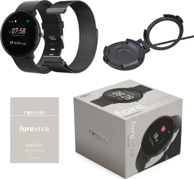 Produktbild von Forever ForeVive SB-320 czarny smartwatch