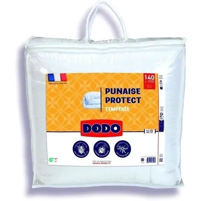 Obrázok produktu pre DODO Teplá prikrývka 140x200 cm, 300 g/m², proti roztočom, proti plošticiam, biela, vyrobená vo Francúzsku